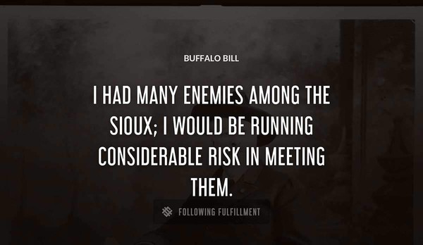 The Best Buffalo Bill Quotes