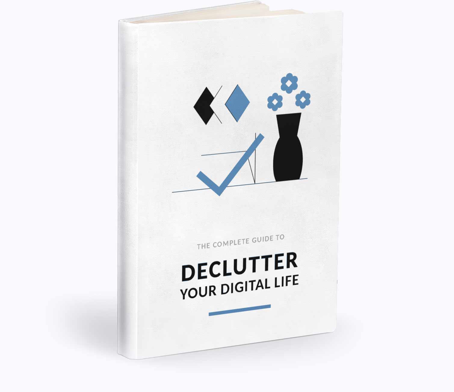 digital decluttering checklist cover