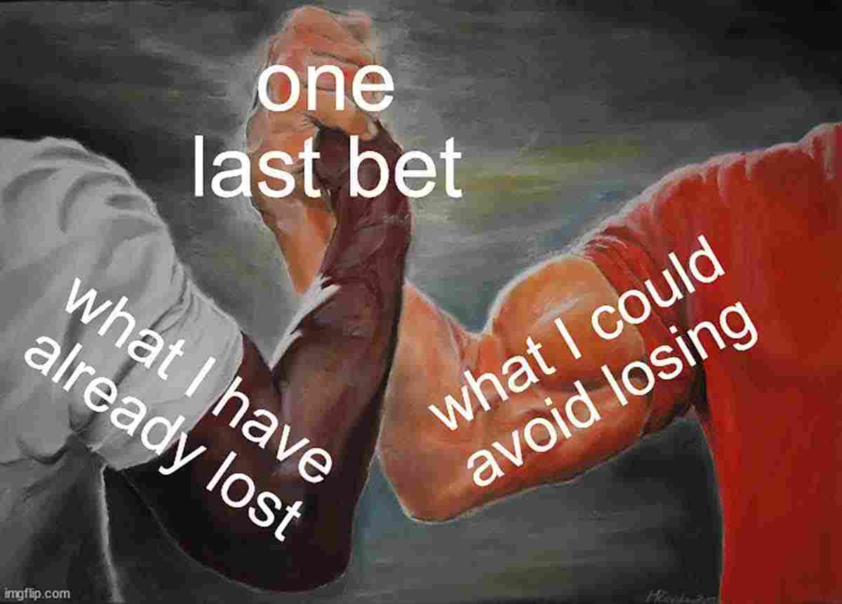 quit gambling addiction meme