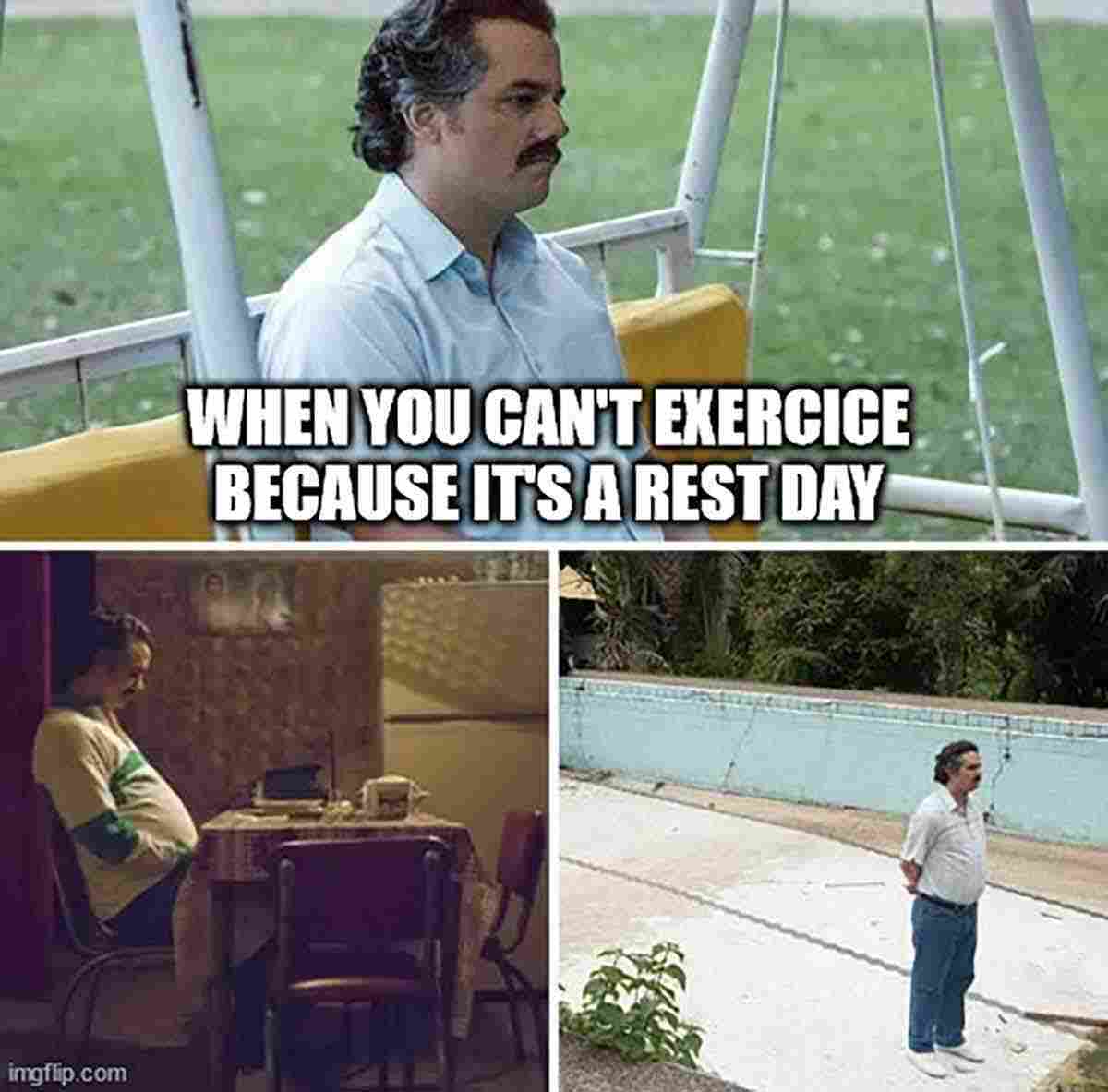 quit health and fitness addiction meme