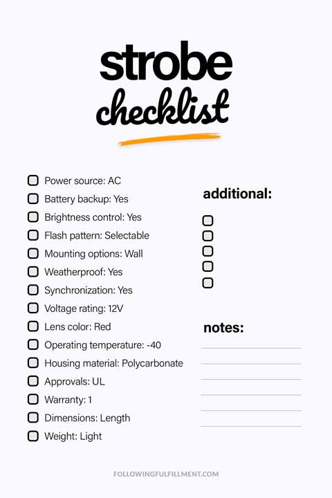 Strobe checklist