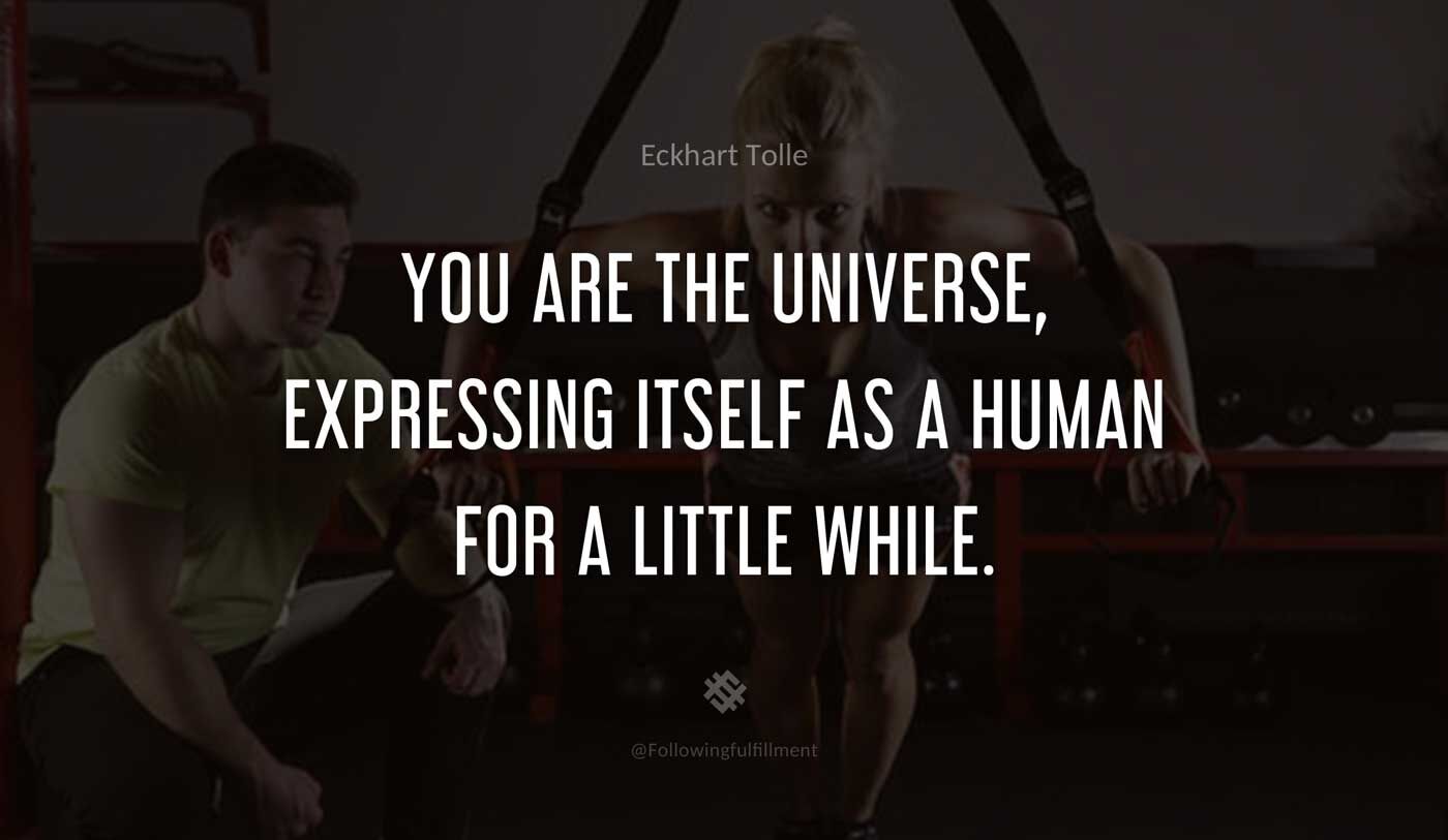 galaxy quote You are the universe expressing itself as a human for a little while