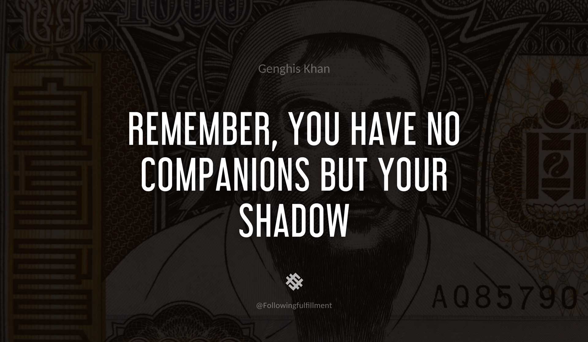 genghis khan quotes