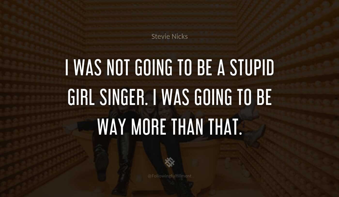 stevie nicks quote