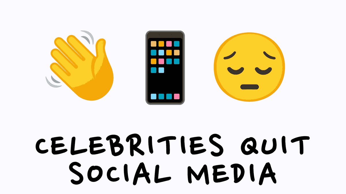 celebrities quit social media picture