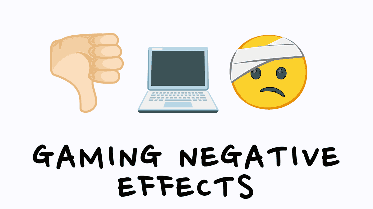 gaming negative effects picture