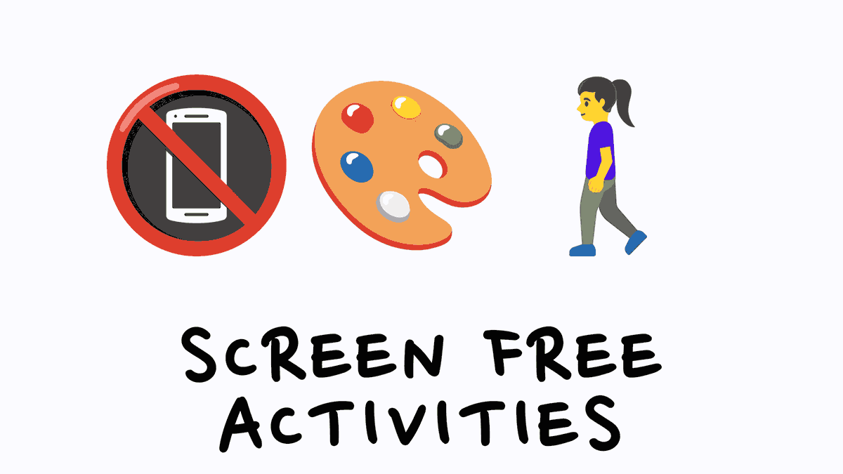 screen free activities picture