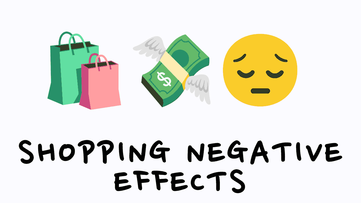 shopping negative effects picture