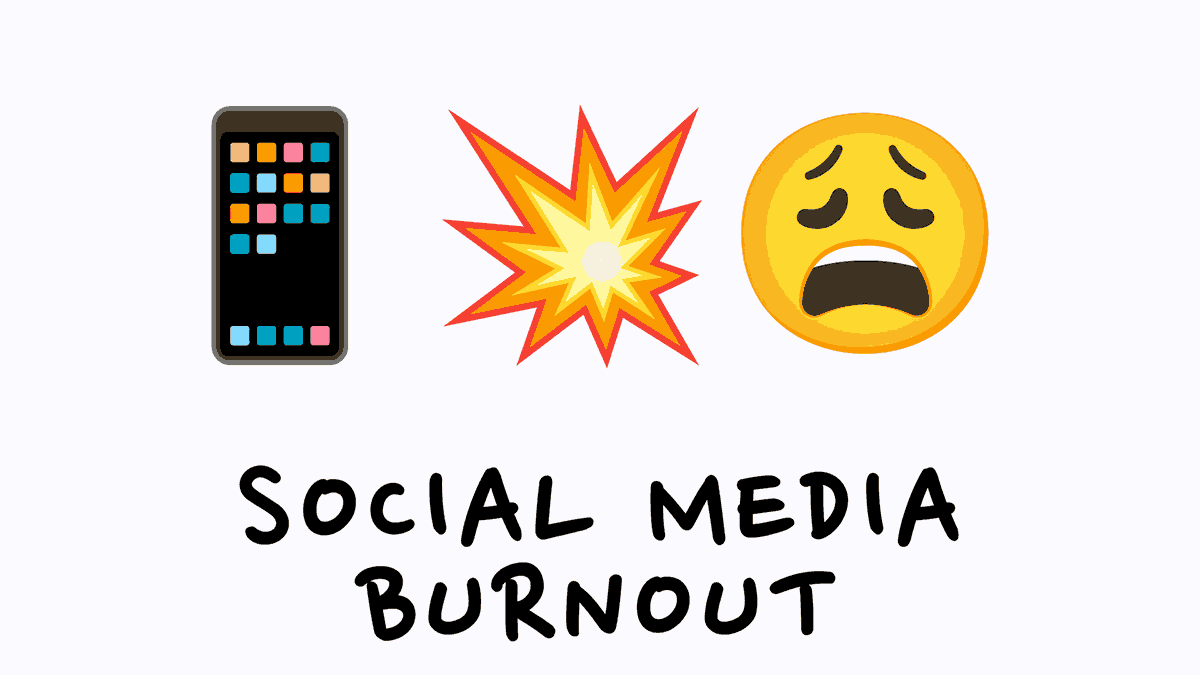social media burnout picture