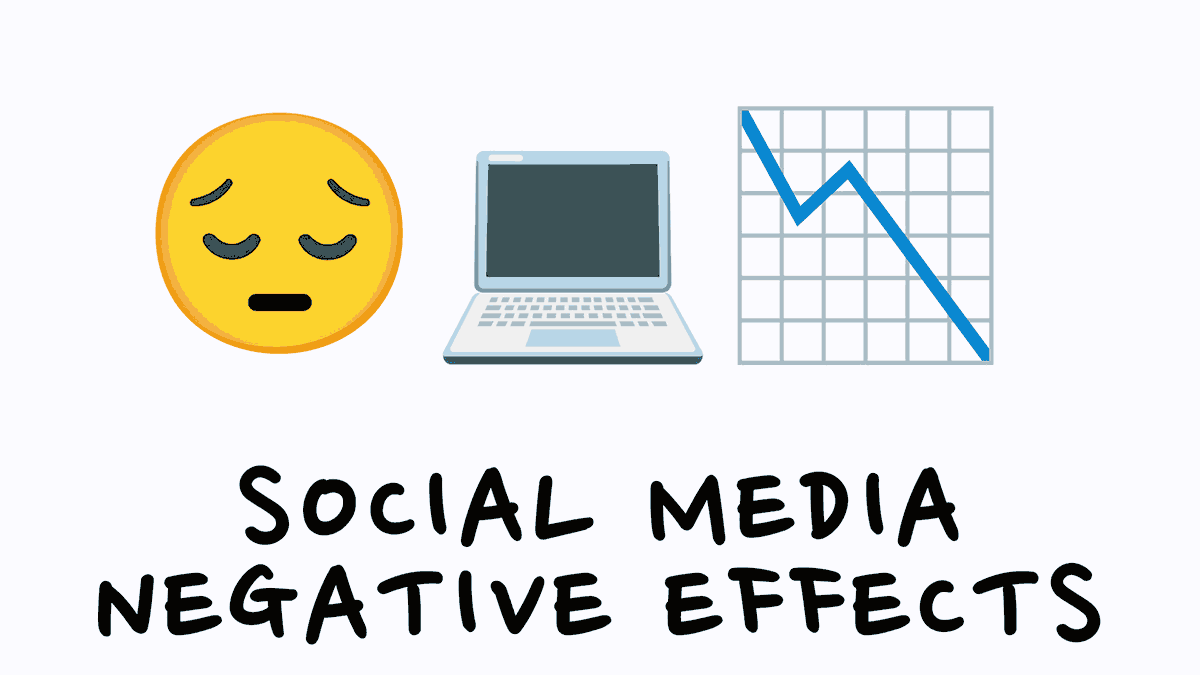 social media negative effects picture