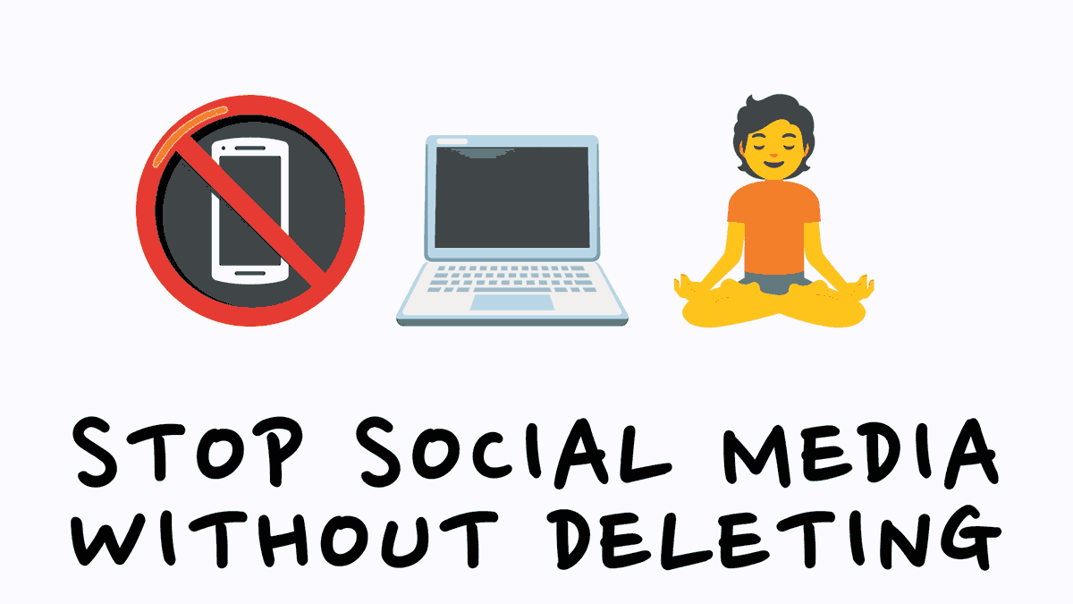 stop social media without deleting picture