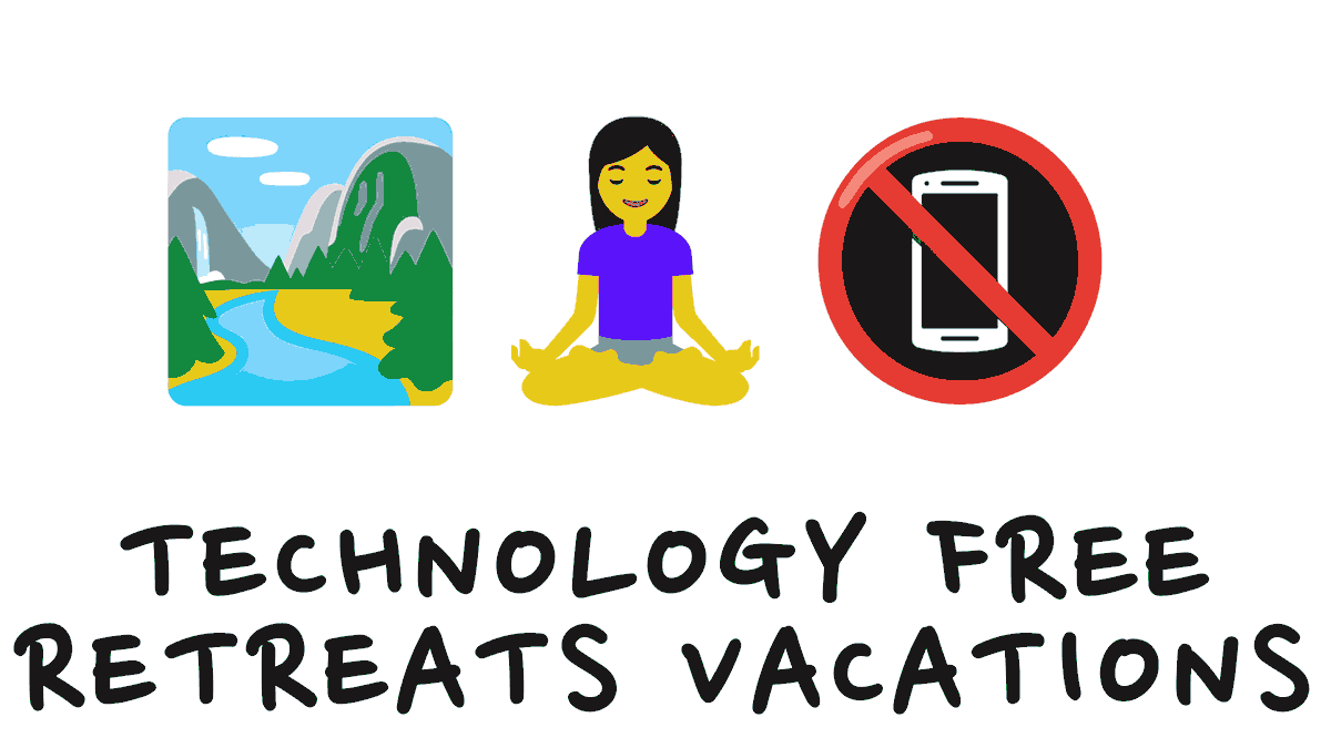technology free retreats vacations picture