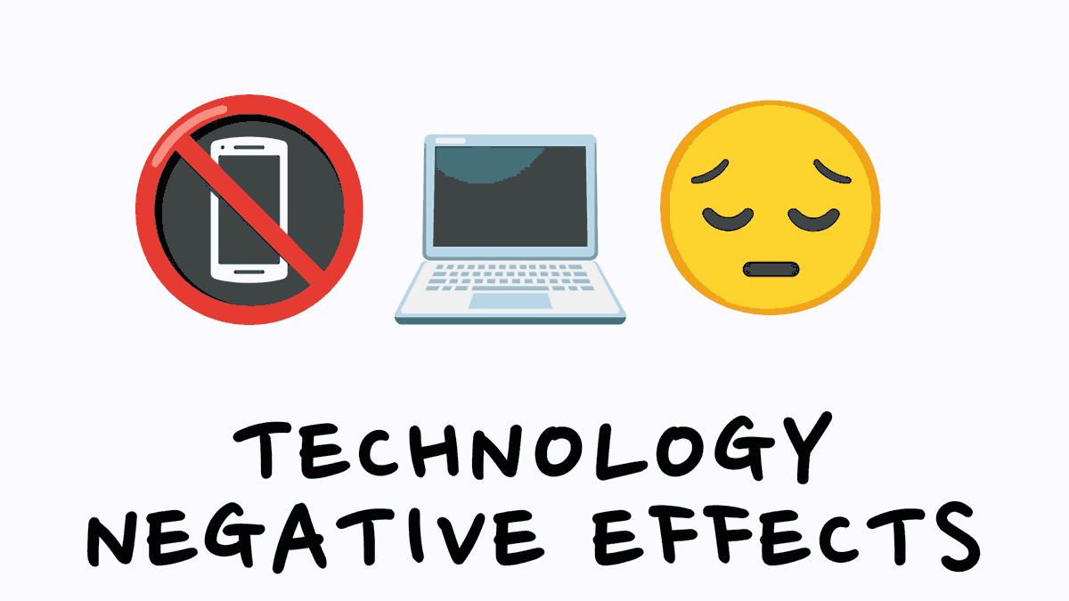 technology negative effects picture